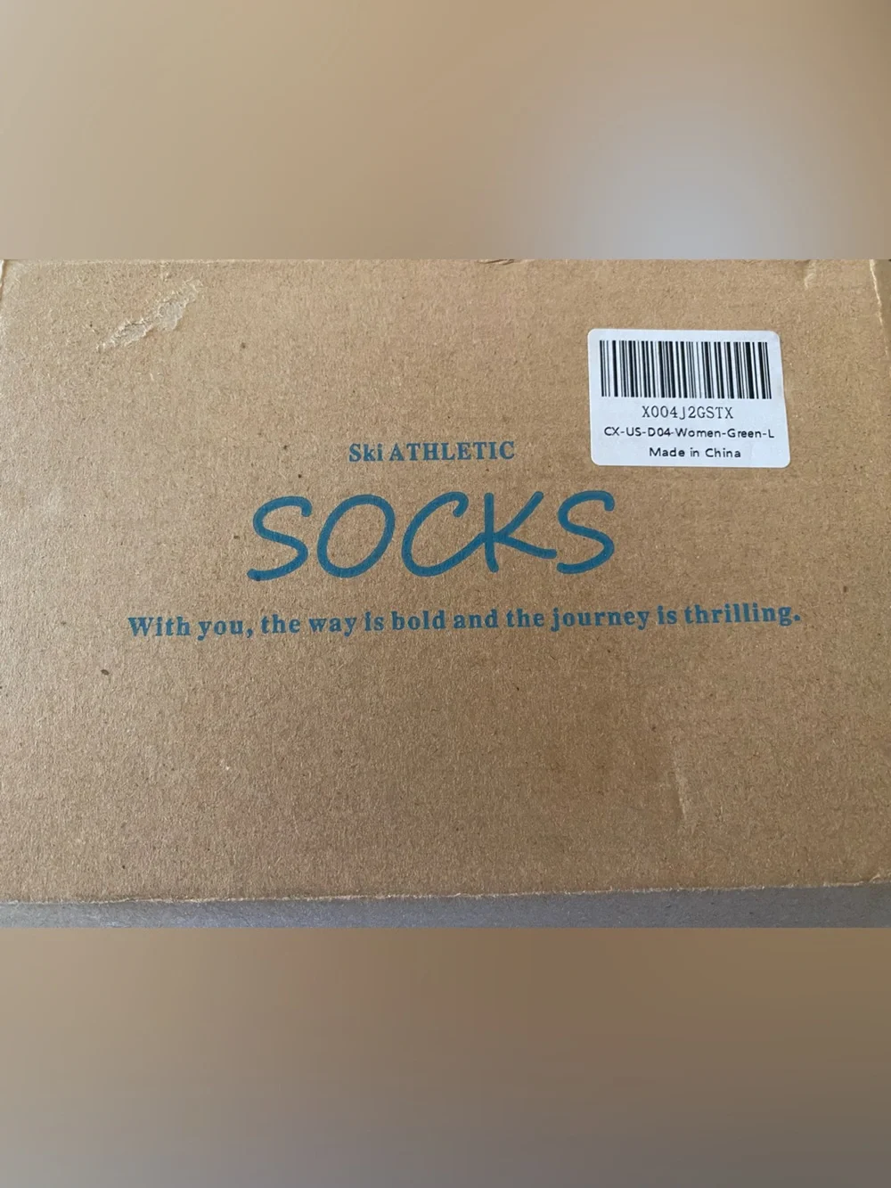 L Ski Athletic White/Lime Green Short Socks Running Walk Work  83% Cotton